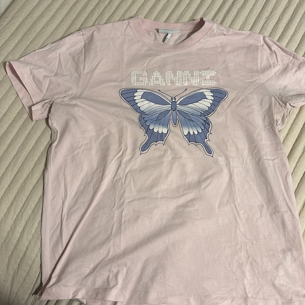 Ganni Butterfly Tshirt
